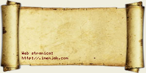 Mina Ćokić vizit kartica